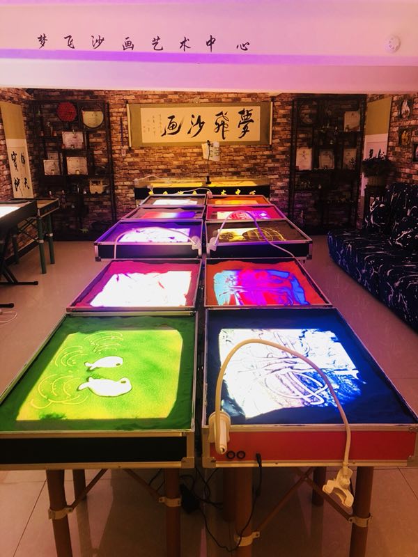 吉林长春——梦飞沙画 会员之家 沙画工作室